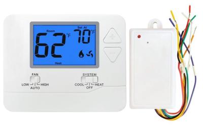 China Wireless Air Conditioner Smart Home Thermostat Battery Powered for sale