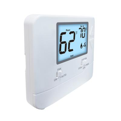 China Non-programmable OCSTAT Blue Backlight Single Stage 24V HVAC Home Thermostat For Household Square Shape for sale