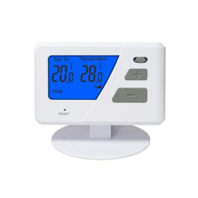 China Flame Retardance ABS RF Room Non-programmable Thermostat With Heat / Off / Cool Switch for sale