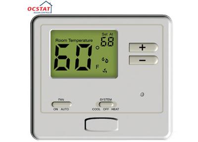 China 24 V LCD FCU Air Conditioner Digital Room Thermostat For Underfloor Water Heating System for sale