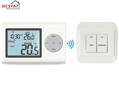 China Heating Boiler Control Rf Room Thermostat For Gas Boiler , Simple Digital Thermostat for sale