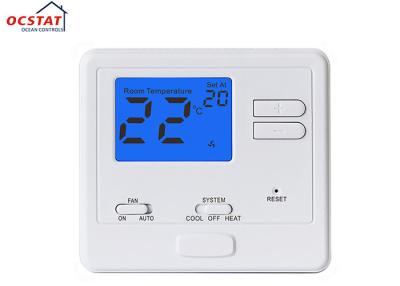 China Best Digital HVAC Fan Coil Air Conditioner Thermostat For Central Heating for sale