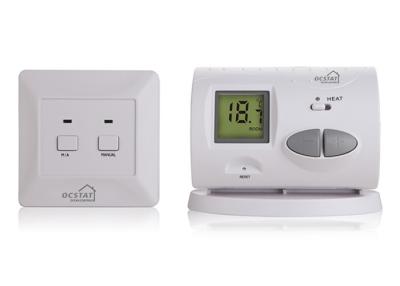 China Control Heating System Digital Boiler Wireless Thermostat With Remote Sensor for sale
