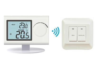 China LCD Screen Electronic Heating Floor Heating Wireless Room Thermostat for sale