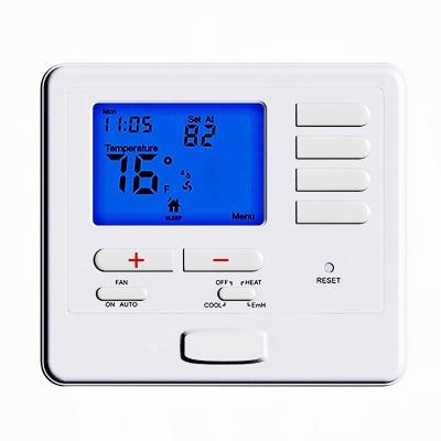 China Heating and Cooling Room Temperature Heat Pump Thermostat Menu Driven Programmable for sale