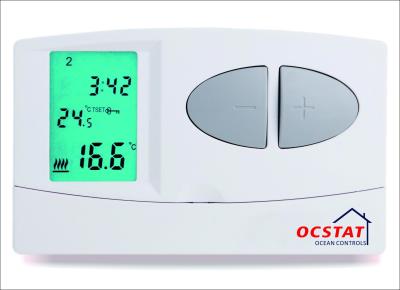 Chine Thermostat à la maison à piles de Digital de chauffage par le sol avec programmable hebdomadaire à vendre