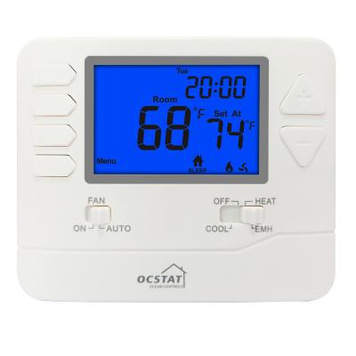 China Electric And Gas Boiler Digital Heating Room Thermostat With USA System Heat Pump for sale
