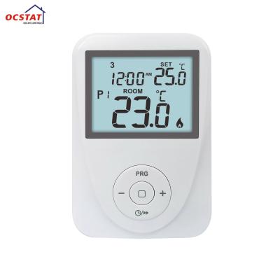 China Gas Boiler And Electric Under Floor Heating Room Programmable Thermostat Keypad Lockout for sale