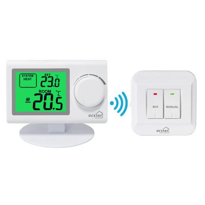 China Bedroom Wireless Room Thermostat OCSTAT ST2401RF Series Floor Heating System for sale