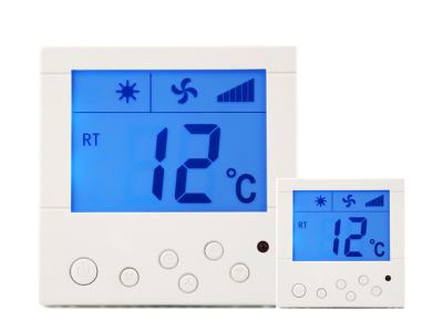 China HVAC Fan Coil Remote Digital Non Programmable Thermostat  Household  230 VAC / 50HZ for sale