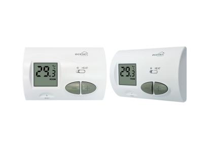 China Customized Color Digital Room Thermostat Non - Programmable Anti - Flame ABS for sale