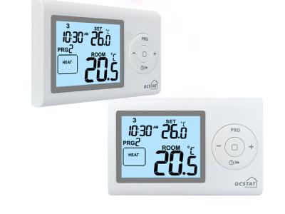 Chine Thermostat électrique intelligent de pièce pour le matériel du système de chauffage PC+ABS à vendre