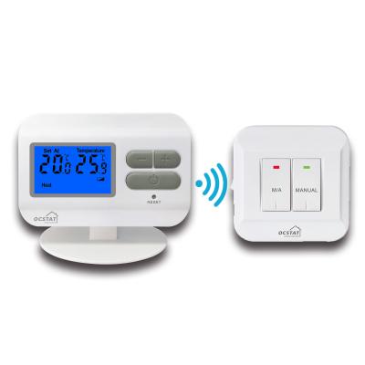 China Light Weight Wireless Room Thermostat Heating Radiator Lcd Room Thermostat for sale