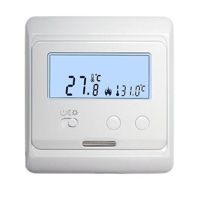 China Digital Temperature Wall Hanging Digital Electronic Room Thermostat For Home Heating System for sale