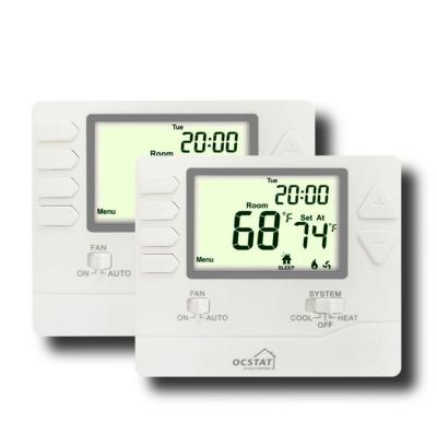 China Non Programmable FCU HVAC Thermostat Auto / Manual Control High Accuracy for sale