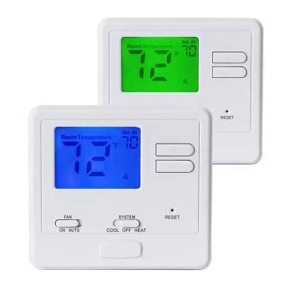 China Non-programmable Central Air Conditioning LCD Thermostat For Temperature Control for sale