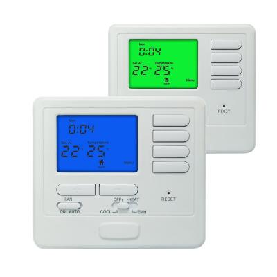 China Condicionamento de ar programável semanal do controlador da temperatura ambiente do termostato de 7 dias à venda