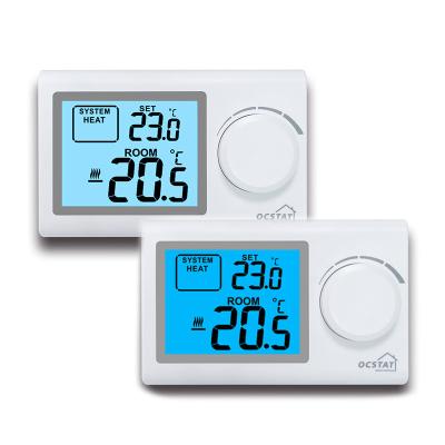 China 230V Floor Heating Digital Room Thermostat For Water Heating , Lcd Display for sale