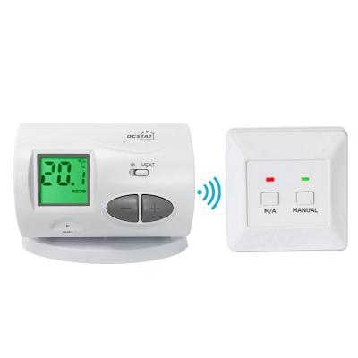 China Omron Relay 868Mhz Wireless Room Heating Thermostat For  Office for sale