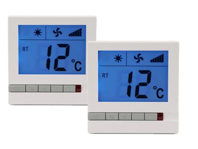China Controlador de temperatura de controle remoto da unidade da bobina do fã de Digitas do termostato da casa à venda