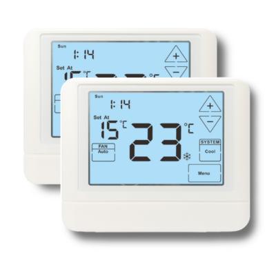 Chine Bouton de contact de thermostat de la CAHT/thermostat programmables hebdomadaires pièce de Digital à vendre