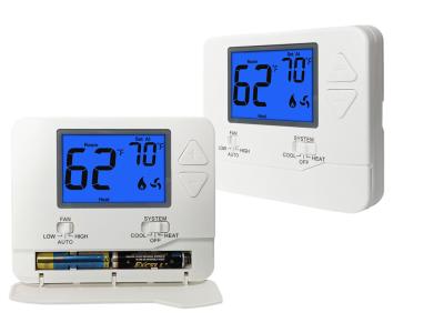 China Fireproof ABS Sub - Base Digital Room Thermostat Heating And Cooling EMC FCC for sale