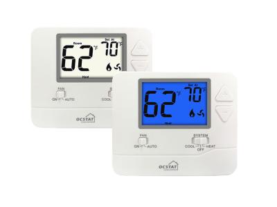 China Home Wiring 24v Digital DC HVAC Non-programmable Thermostat For Air Conditioning for sale