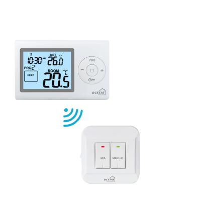 China Wireless RF WiFi Room Thermostat For Boiler for sale
