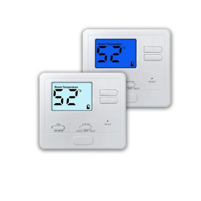 China 24 Volt Air Conditioning Digital Heating Thermostat Single Stage , Wired Room Thermostat For Gas Central Heating for sale