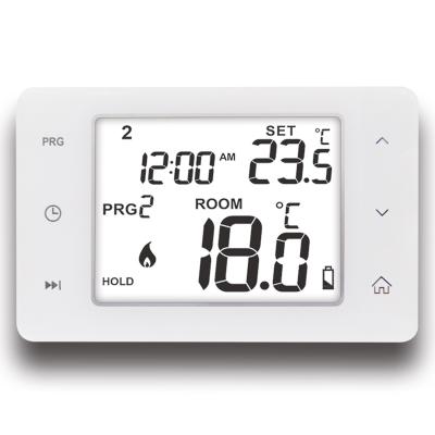 China Programmable Fireproof ABS Wired Heating Room Thermostat for sale