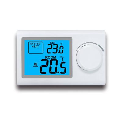 China Heat Controller Boiler Room Thermostat , Digital Non Programmable Thermostat Large Screen for sale