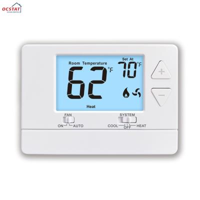 China Air Conditioner Cooling Home HVAC Thermostat , 24V Non Programmable Thermostat for sale