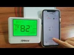 STN855W WiFi Smart Touchscreen Thermostat for air conditioning