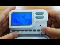 Weekly Programmable Digital Gas Boiler Room Thermostat