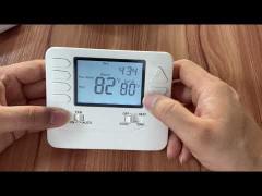 24V Heat Pump Air Conditioner Digital Room Thermostat for HVAC System