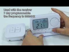 ABS LCD Display Air Conditioner Thermostat for HVAC Room 24V 60Hz