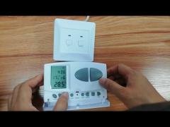 ST7RF Weekly Programmable Electric Heating  Thermostat With LCD Screen Display