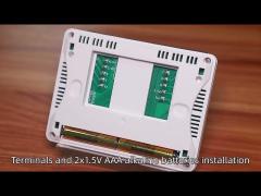 Programmable Smart Home Thermostat 24V 1 Heat 1 Cool