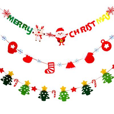 China 2mm Thickness Felt Banner For Christmas Party Decoration for sale