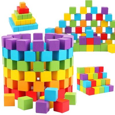 Chine Hot-selling Well-designed Cube Board Game Wooden Block Wood Crafts Block For Children à vendre