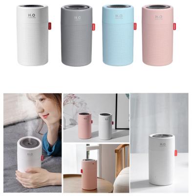 China 750ml Wireless USB Air Humidifier 2000mAh Battery Rechargeable Cool Mist Humidifier for sale