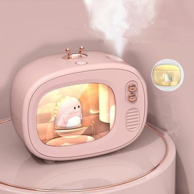 China Creative TV Cute Pet Ultrasonic Air Humidifier Portable Wireless USB Rechargeable Cool Mist for sale