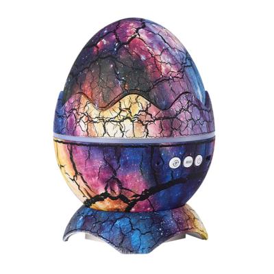 China Creative Dinosaur Egg LED Star Galaxy Projector Night Light Ocean Wave Star Light Projector Speaker Lamp For Kids Adults for sale