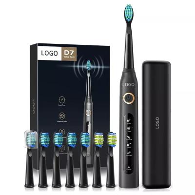 China Waterproof IPX7 Electric Sonic Toothbrush 3.7V Rechargeable Toothbrush for sale