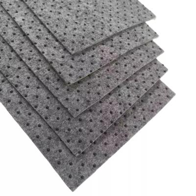China PVC point plastic non-woven composite needle-punched felt fabric/ non-slip carpet backing cloth for sale