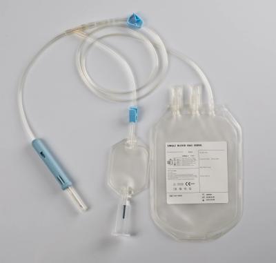 Chine Sac quadruple triple simple médical de transfert de sang de la DPC CPDA double 250ml 350ml 450ml 500ml à vendre