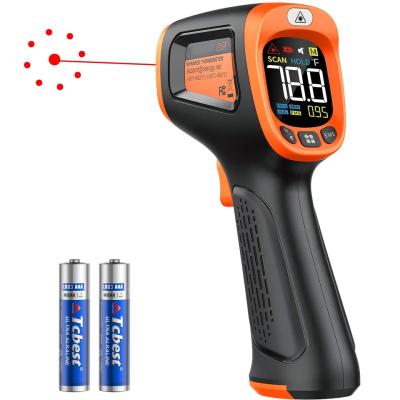 China Industrial Laser Digital IR Thermometer Pyrometer Handheld Heat Temperature Gun en venta