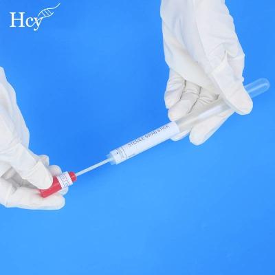 China 1 esponja reunida de nylon orofaríngea de la persona con el tubo en venta