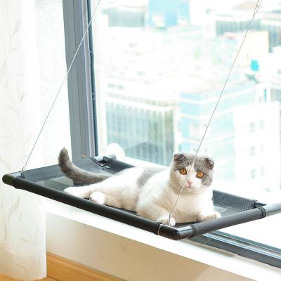 中国 高い積載量冷却ペット マットのクッションの吸盤の掛かる窓猫のハンモック 販売のため