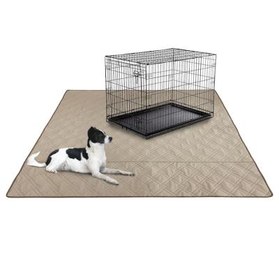 China Oxford Anti Tear Pet Floor Mat Dog Play Crate Pee Training Waterproof for sale